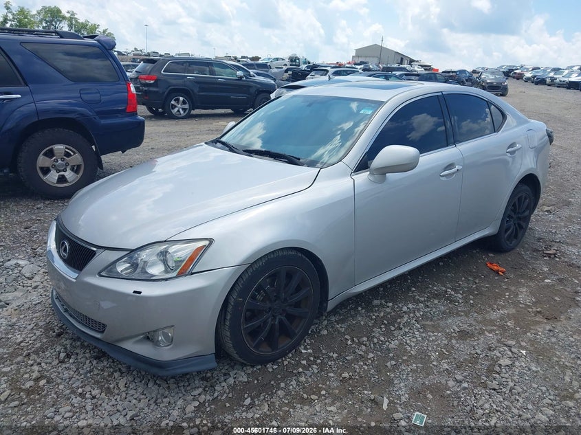 2006 Lexus Is 250 VIN JTHCK262665002793 IAAI salvage auction — NORMAL WEAR, Clear (Tennessee), sold $550 on 2026-07-16 (photo 2)