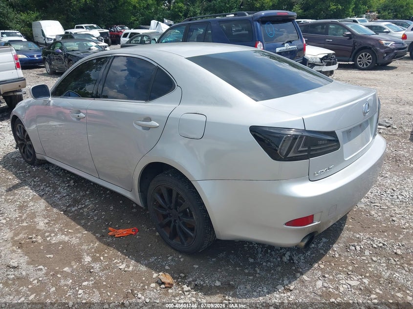 2006 Lexus Is 250 VIN JTHCK262665002793 IAAI salvage auction — NORMAL WEAR, Clear (Tennessee), sold $550 on 2026-07-16 (photo 3)
