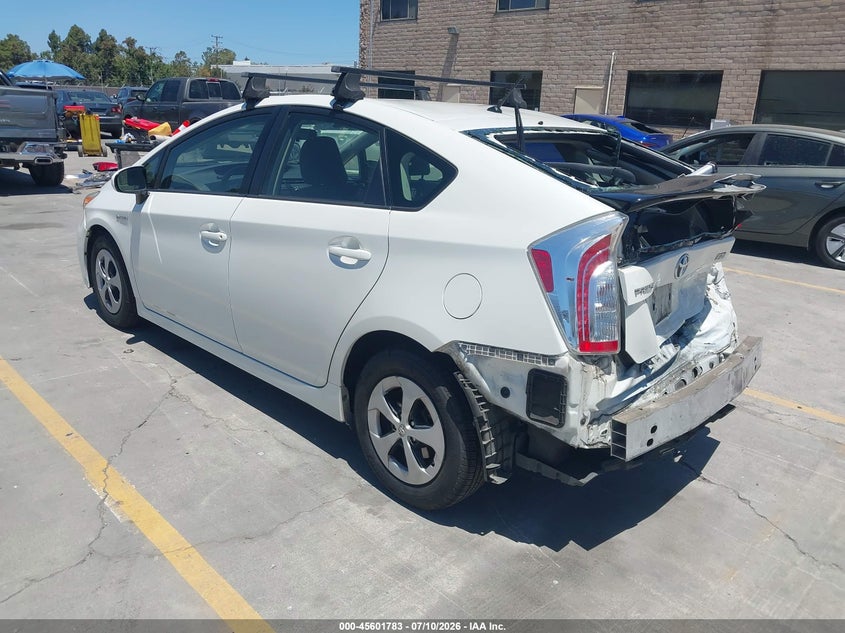 2015 Toyota Prius VIN JTDKN3DU0F0414056 IAAI salvage auction — REAR END, Salvage Title, sold $1,300 on 2026-07-29 (photo 3)
