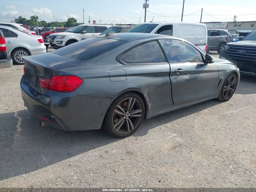 2015 BMW 4 series VIN WBA3R1C51FK195505 IAAI salvage auction — NORMAL WEAR, Original (Texas), sold $9,150 on 2026-07-29 (photo 4)