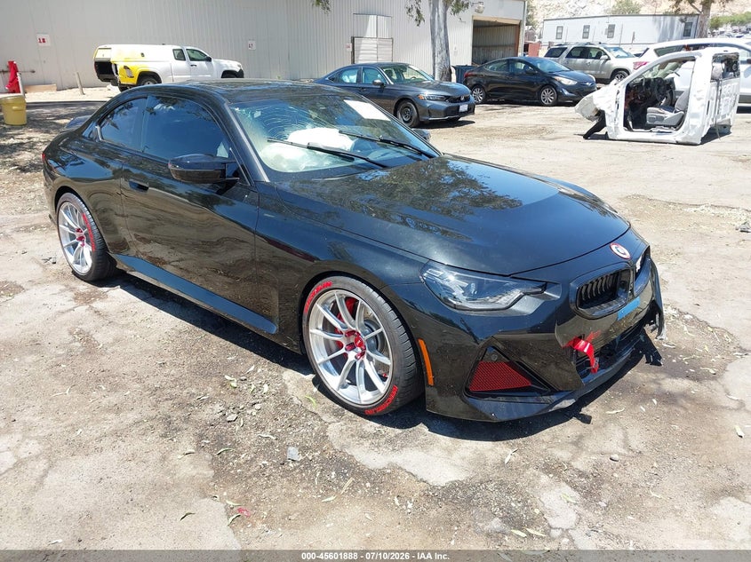 2024 BMW 2er VIN 3MW53CM02R8E06340 IAAI salvage auction — LEFT FRONT, Salvage (California), sold $19,800 on 2026-07-20 (photo 1)