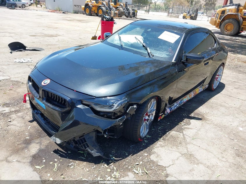 2024 BMW 2er VIN 3MW53CM02R8E06340 IAAI salvage auction — LEFT FRONT, Salvage (California), sold $19,800 on 2026-07-20 (photo 2)