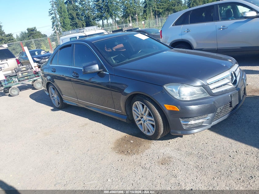 2013 Mercedes-benz C-klasse VIN WDDGF4HB0DR273781 IAAI salvage auction — NORMAL WEAR, Wait Title, sold $350 on 2026-08-12 (photo 1)