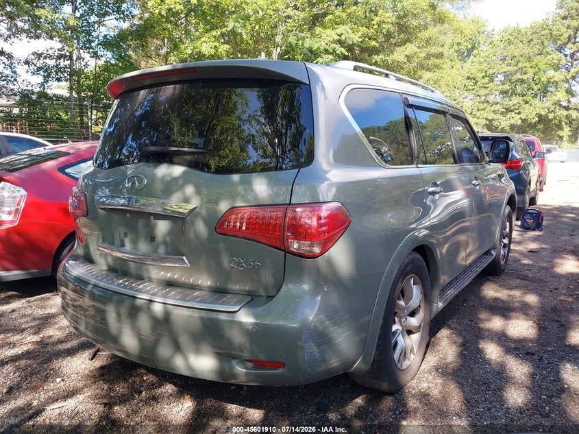 2011 Infiniti Qx56 VIN JN8AZ2NE9B9000527 IAAI salvage auction — NORMAL WEAR, Bill Of Sale, sold $1,050 on 2026-07-16 (photo 4)
