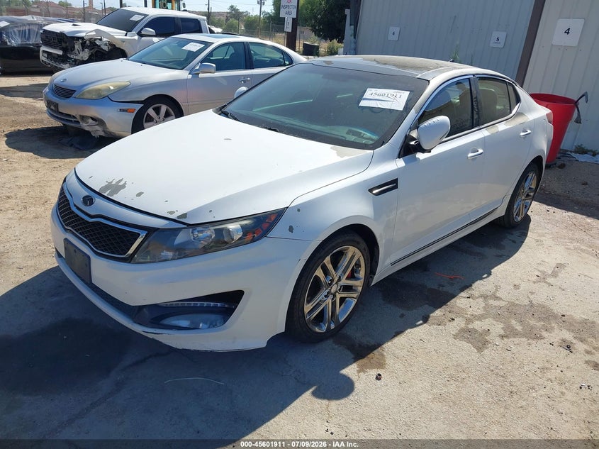 2013 Kia Optima VIN 5XXGR4A61DG113071 IAAI salvage auction — NORMAL WEAR, Salvage Title, sold $375 on 2026-07-28 (photo 2)