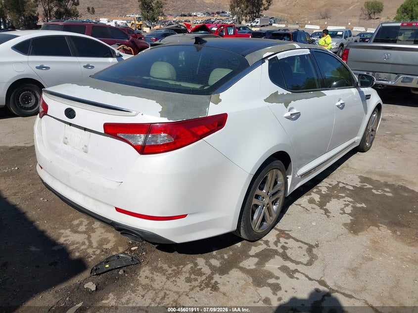 2013 Kia Optima VIN 5XXGR4A61DG113071 IAAI salvage auction — NORMAL WEAR, Salvage Title, sold $375 on 2026-07-28 (photo 4)
