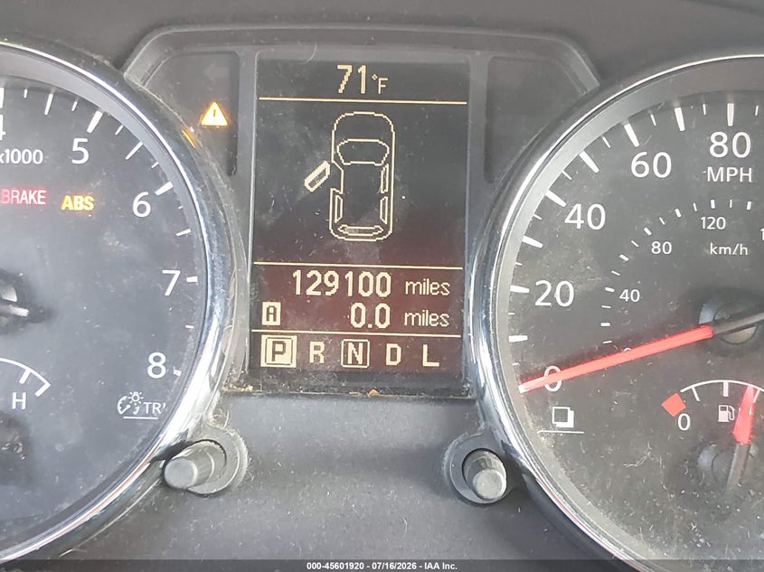 2012 Nissan Rogue VIN JN8AS5MV0CW409932 IAAI salvage auction — NORMAL WEAR, Salvage Title, sold $400 on 2026-07-29 (photo 7)