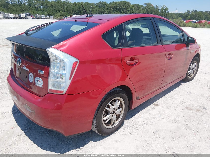 2010 Toyota Prius VIN JTDKN3DU1A0126992 IAAI salvage auction — NORMAL WEAR, Clear-Dealer Only (North Carolina), sold $500 on 2026-07-28 (photo 4)
