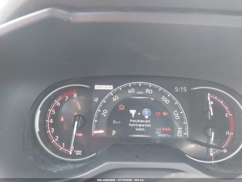 2025 Toyota Rav 4 VIN 2T3P1RFV2SW553783 IAAI salvage auction — HAIL, Salvage Title, sold $22,100 on 2026-07-31 (photo 7)