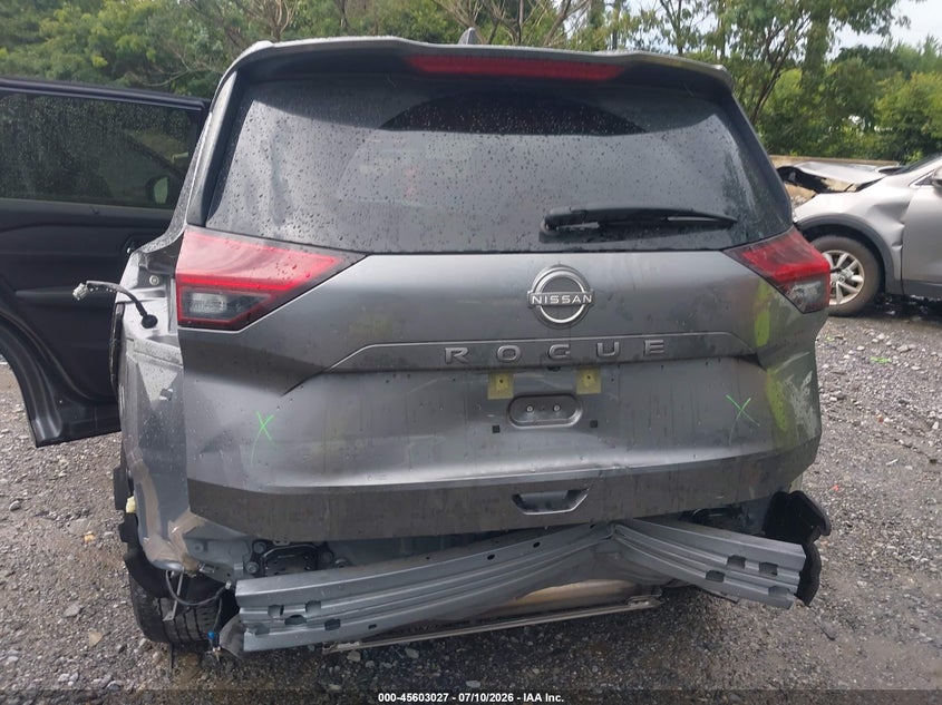 2025 Nissan Rogue VIN JN8BT3BA8SW345482 IAAI salvage auction — REAR END, Salvage (Georgia), sold $7,200 on 2026-08-22 (photo 6)