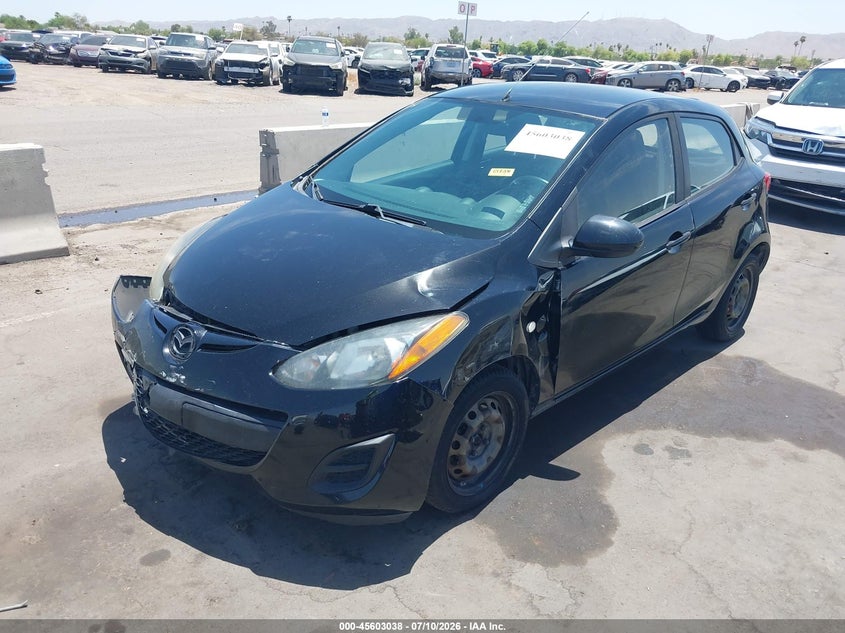 2012 Mazda 2 VIN JM1DE1KZ2C0145159 IAAI salvage auction — FRONT END, Salvage (Arizona), sold $25 on 2026-07-28 (photo 2)