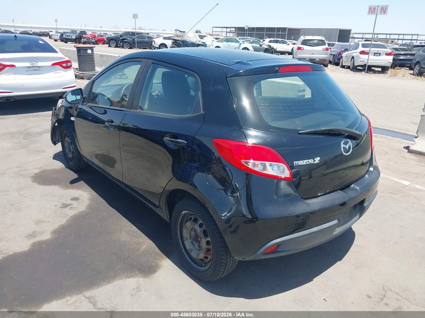 2012 Mazda 2 VIN JM1DE1KZ2C0145159 IAAI salvage auction — FRONT END, Salvage (Arizona), sold $25 on 2026-07-28 (photo 3)