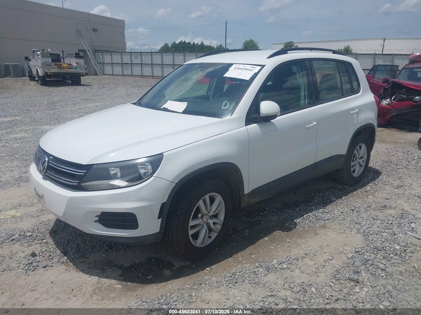 2016 Volkswagen Tiguan VIN WVGAV7AX6GW559369 IAAI salvage auction — RIGHT FRONT, Wait Title, sold $1,150 on 2026-08-23 (photo 2)