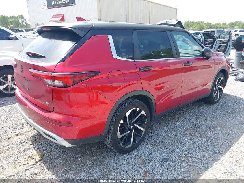 2022 Mitsubishi Outlander VIN JA4J3UA87NZ040774 IAAI salvage auction — UNDERCARRIAGE, Salvage Title, sold $7,850 on 2026-08-21 (photo 4)