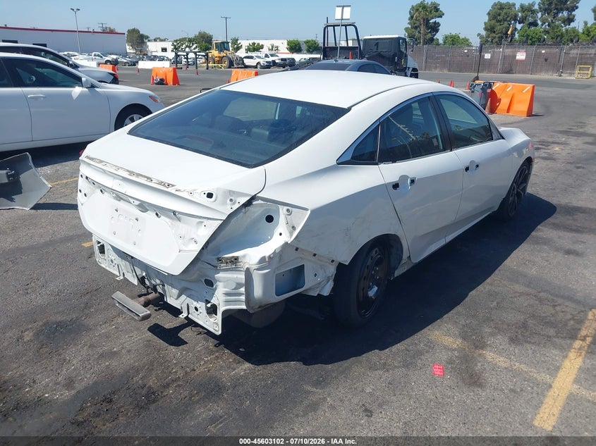 2020 Honda Civic VIN 2HGFC2F88LH535184 IAAI salvage auction — REAR END, Salvage (California), sold $6,200 on 2026-07-30 (photo 4)