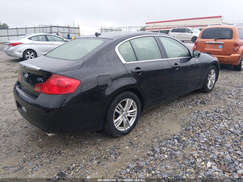 2013 Infiniti G VIN JN1CV6AR1DM766819 IAAI salvage auction — FRONT END, Salvage Title, sold $1,000 on 2026-07-31 (photo 4)