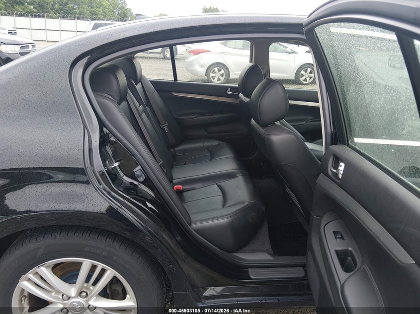 2013 Infiniti G VIN JN1CV6AR1DM766819 IAAI salvage auction — FRONT END, Salvage Title, sold $1,000 on 2026-07-31 (photo 8)