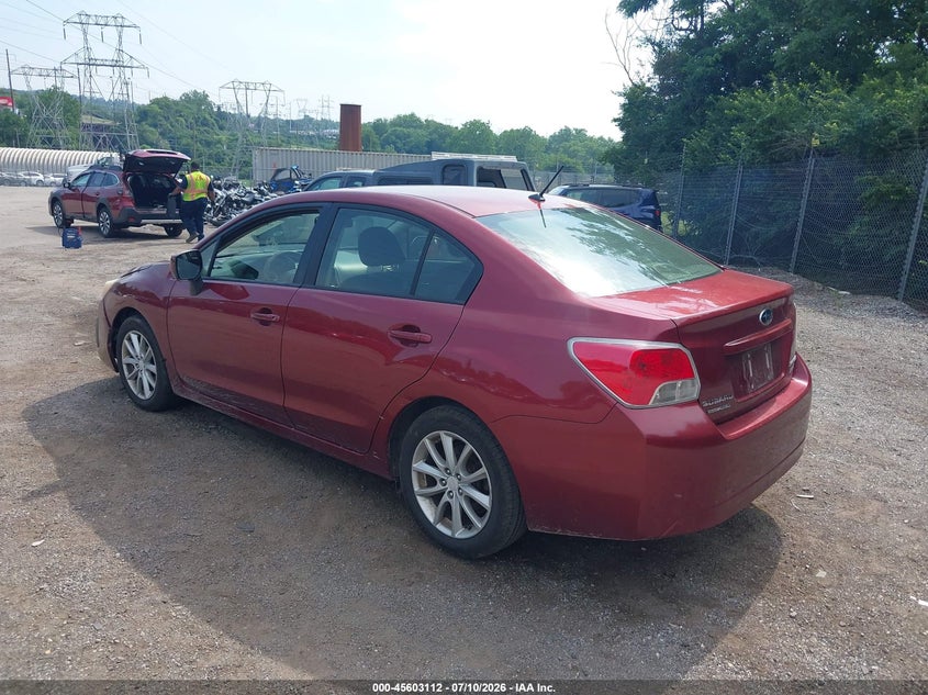 2014 Subaru Impreza VIN JF1GJAC62EH009282 IAAI salvage auction — NORMAL WEAR, Clear (Pennsylvania), sold $475 on 2026-07-24 (photo 3)