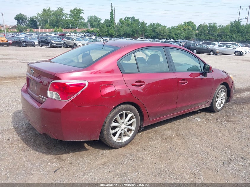 2014 Subaru Impreza VIN JF1GJAC62EH009282 IAAI salvage auction — NORMAL WEAR, Clear (Pennsylvania), sold $475 on 2026-07-24 (photo 4)