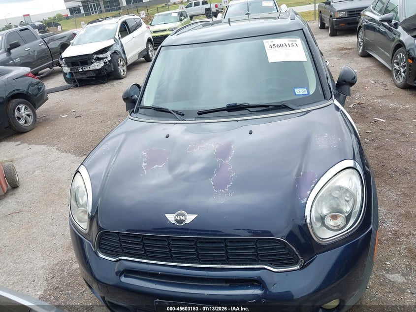 2012 Mini VIN WMWZC3C54CWL84726 IAAI salvage auction — NORMAL WEAR, Original (Texas), sold $500 on 2026-07-28 (photo 6)