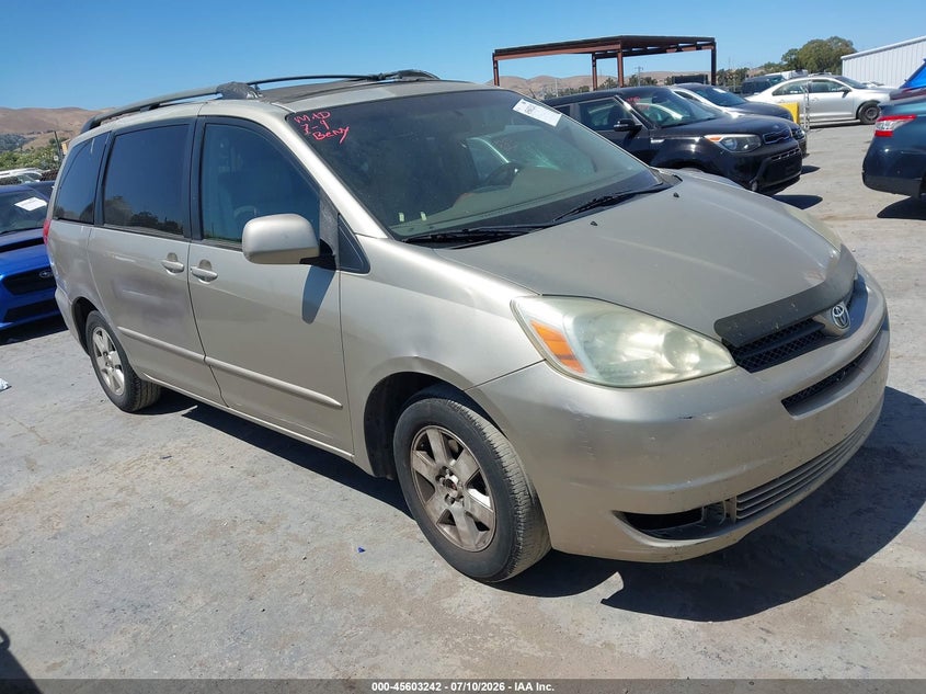2004 Toyota Sienna VIN 5TDZA22C64S012602 IAAI salvage auction — NORMAL WEAR, Clear - Dealer Only (California), sold $500 on 2026-07-18 (photo 1)