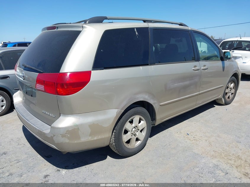 2004 Toyota Sienna VIN 5TDZA22C64S012602 IAAI salvage auction — NORMAL WEAR, Clear - Dealer Only (California), sold $500 on 2026-07-18 (photo 4)