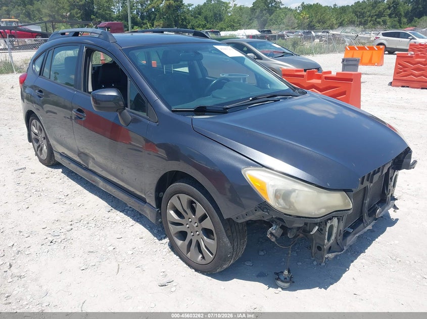 2012 Subaru Impreza VIN JF1GPAS60CH215424 IAAI salvage auction — FRONT END, Salvage Title, sold $175 on 2026-07-28 (photo 1)
