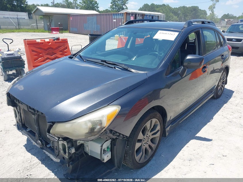 2012 Subaru Impreza VIN JF1GPAS60CH215424 IAAI salvage auction — FRONT END, Salvage Title, sold $175 on 2026-07-28 (photo 2)
