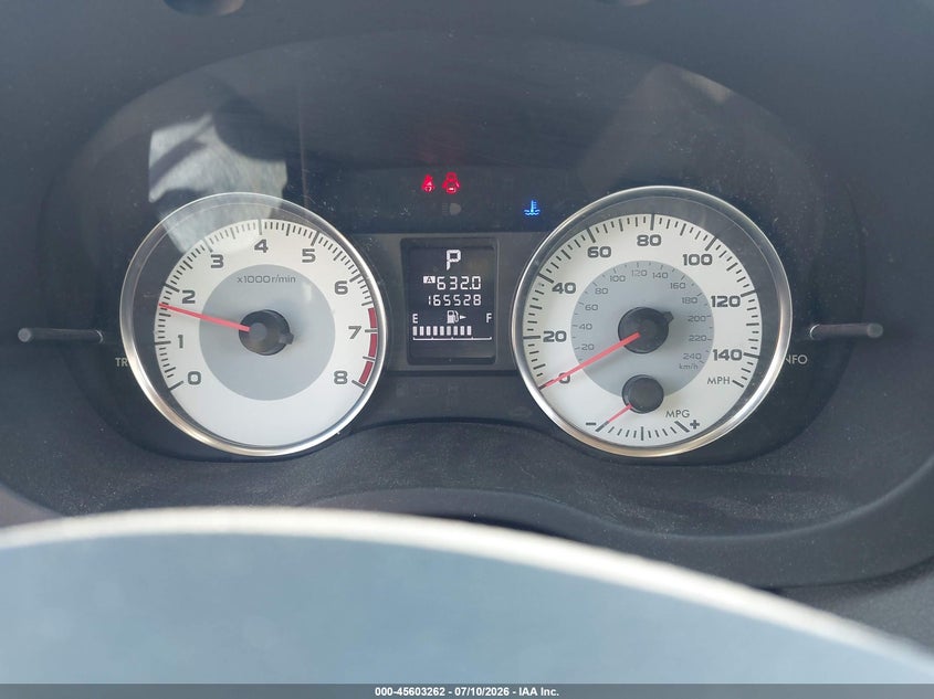 2012 Subaru Impreza VIN JF1GPAS60CH215424 IAAI salvage auction — FRONT END, Salvage Title, sold $175 on 2026-07-28 (photo 7)