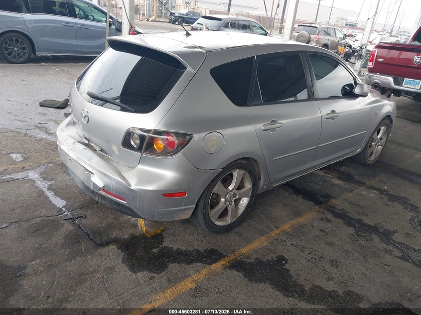 2006 Mazda 3 VIN JM1BK344961465588 IAAI salvage auction — FRONT & REAR, Salvage (California), sold $325 on 2026-07-28 (photo 4)