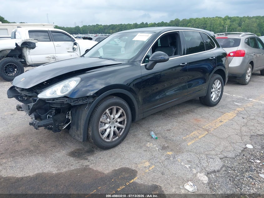 2012 Porsche Cayenne VIN WP1AA2A25CLA09680 IAAI salvage auction — FRONT END, Salvage (Georgia), sold $1,300 on 2026-08-12 (photo 2)