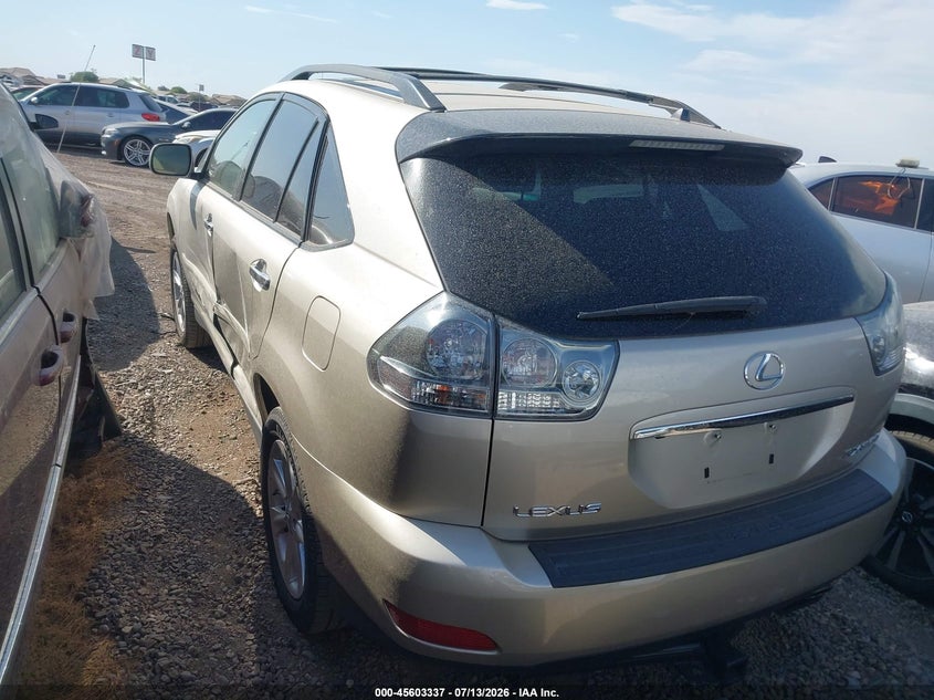 2008 Lexus Rx 350 VIN JTJHK31U482041650 IAAI salvage auction — UNKNOWN, Salvage (Arizona), sold $575 on 2026-07-28 (photo 3)