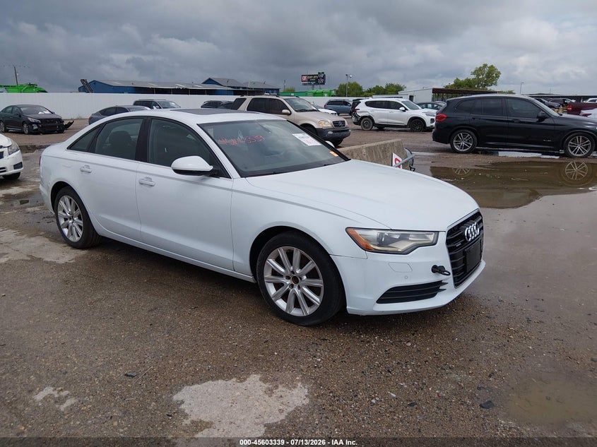 2014 Audi A6 VIN WAUGFAFC8EN009072 IAAI salvage auction — NORMAL WEAR, Original (Texas), sold $1,575 on 2026-07-29 (photo 1)