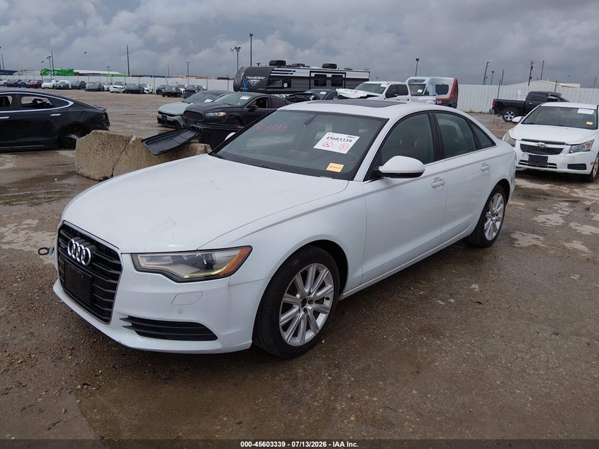 2014 Audi A6 VIN WAUGFAFC8EN009072 IAAI salvage auction — NORMAL WEAR, Original (Texas), sold $1,575 on 2026-07-29 (photo 2)