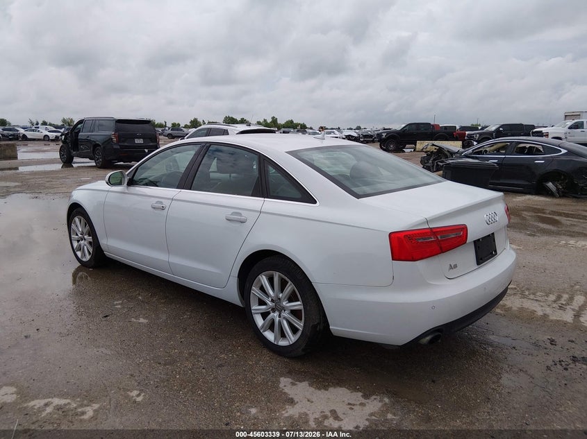 2014 Audi A6 VIN WAUGFAFC8EN009072 IAAI salvage auction — NORMAL WEAR, Original (Texas), sold $1,575 on 2026-07-29 (photo 3)