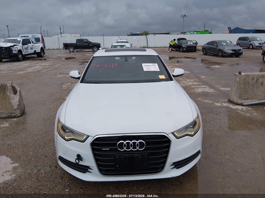 2014 Audi A6 VIN WAUGFAFC8EN009072 IAAI salvage auction — NORMAL WEAR, Original (Texas), sold $1,575 on 2026-07-29 (photo 6)