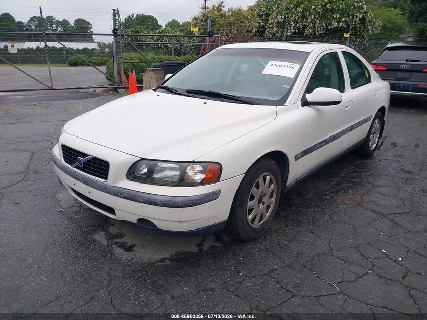 2001 Volvo S60 VIN YV1RS61R912026646 IAAI salvage auction — NORMAL WEAR, Clear (North Carolina), sold $350 on 2026-07-23 (photo 2)
