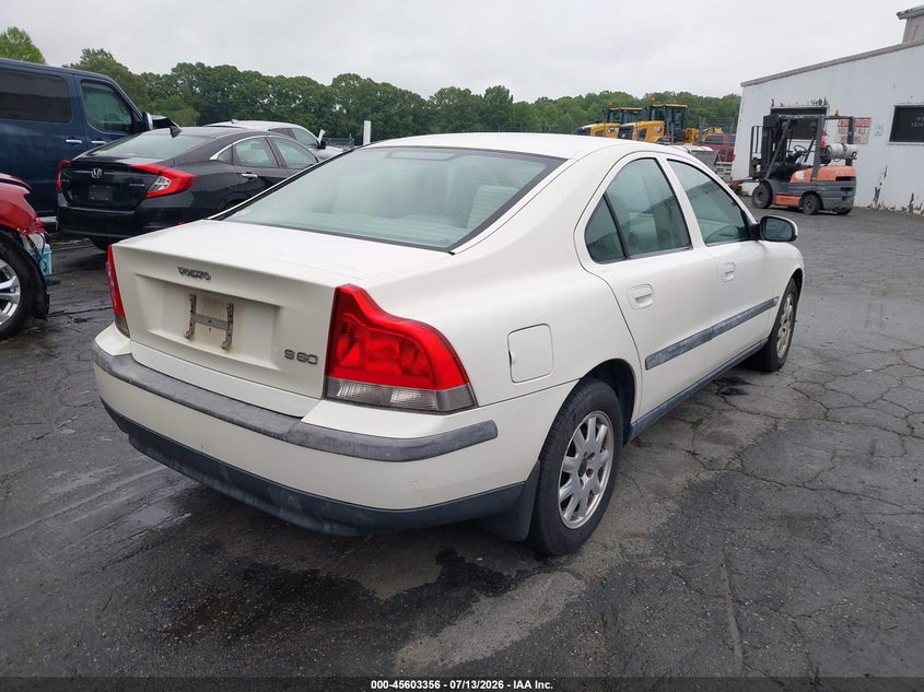 2001 Volvo S60 VIN YV1RS61R912026646 IAAI salvage auction — NORMAL WEAR, Clear (North Carolina), sold $350 on 2026-07-23 (photo 4)