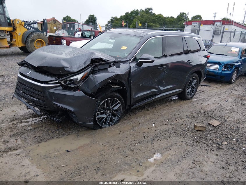 2025 Lexus Tx VIN 5TDAAAB60SS035694 IAAI salvage auction — FRONT END, Salvage (West Virginia), sold $17,500 on 2026-09-16 (photo 2)