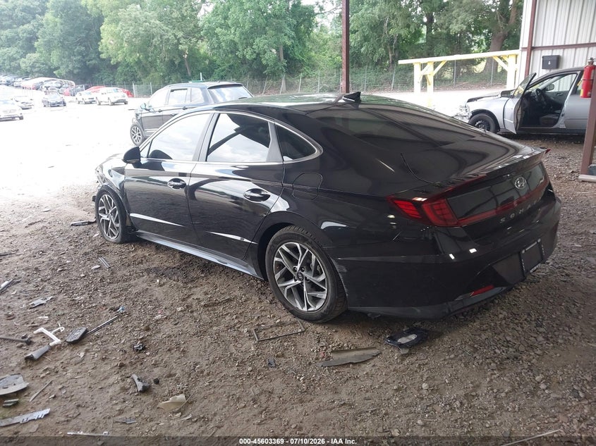 2023 Hyundai Sonata VIN KMHL64JA4PA329147 IAAI salvage auction — LEFT FRONT, Wait Title, sold $4,975 on 2026-09-25 (photo 3)