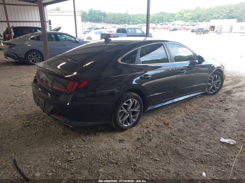 2023 Hyundai Sonata VIN KMHL64JA4PA329147 IAAI salvage auction — LEFT FRONT, Wait Title, sold $4,975 on 2026-09-25 (photo 4)
