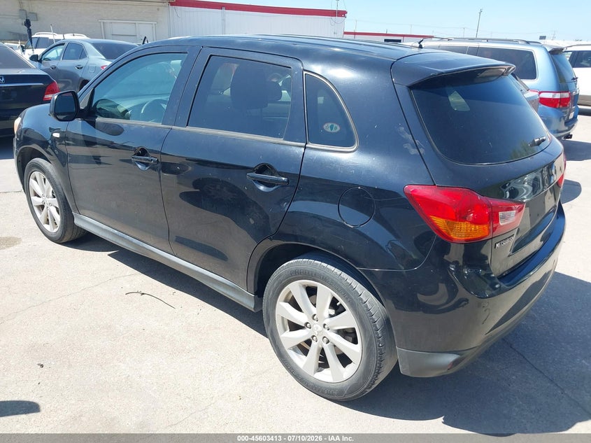 2015 Mitsubishi Outlander VIN 4A4AP3AU3FE025501 IAAI salvage auction — NORMAL WEAR, Original (Texas), sold $500 on 2026-07-27 (photo 3)