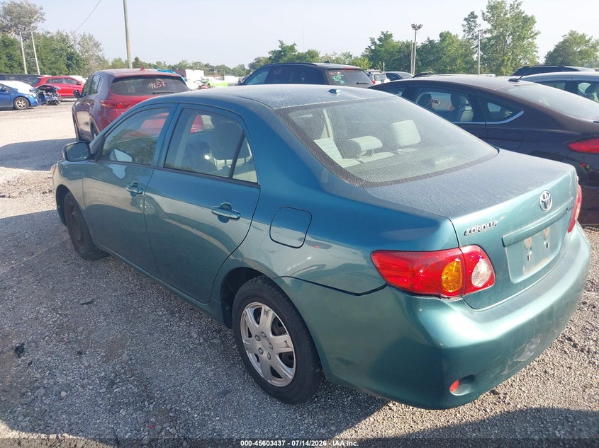 2009 Toyota Corolla VIN JTDBL40E499039931 IAAI salvage auction — NORMAL WEAR, Clear (Illinois), sold $1,850 on 2026-07-28 (photo 3)
