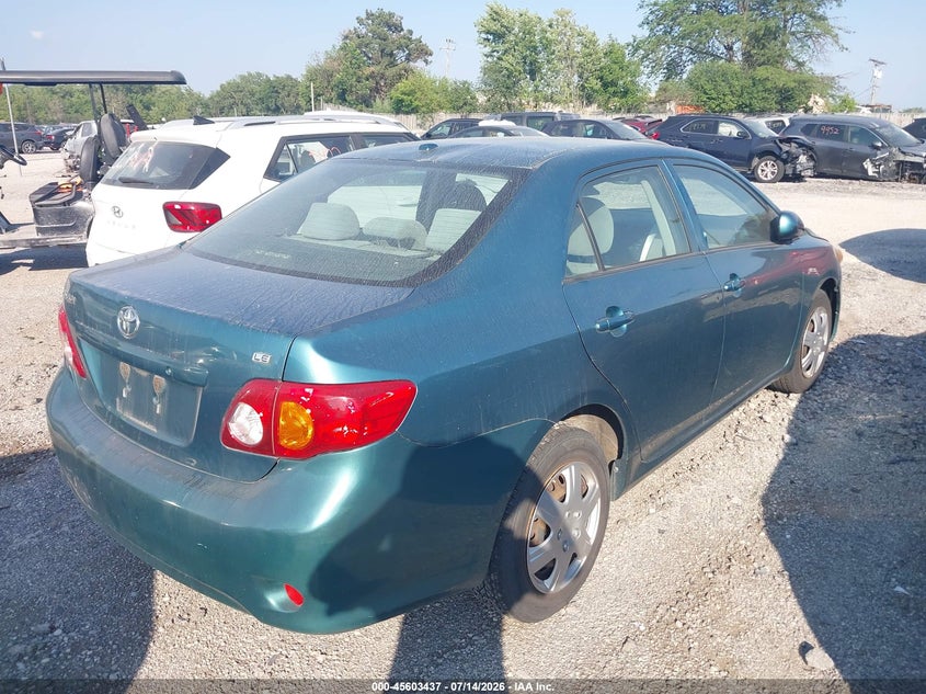 2009 Toyota Corolla VIN JTDBL40E499039931 IAAI salvage auction — NORMAL WEAR, Clear (Illinois), sold $1,850 on 2026-07-28 (photo 4)