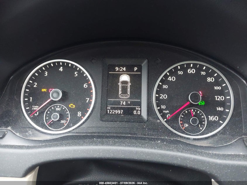 2013 Volkswagen Tiguan VIN WVGBV7AX2DW510007 IAAI salvage auction — NORMAL WEAR, Clear (New Jersey), sold $750 on 2026-07-29 (photo 7)