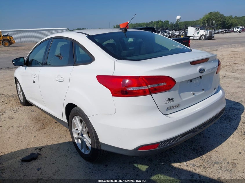 2015 Ford Focus VIN 1FADP3F25FL345903 IAAI salvage auction — NORMAL WEAR, Clear (North Carolina), sold $300 on 2026-07-18 (photo 3)
