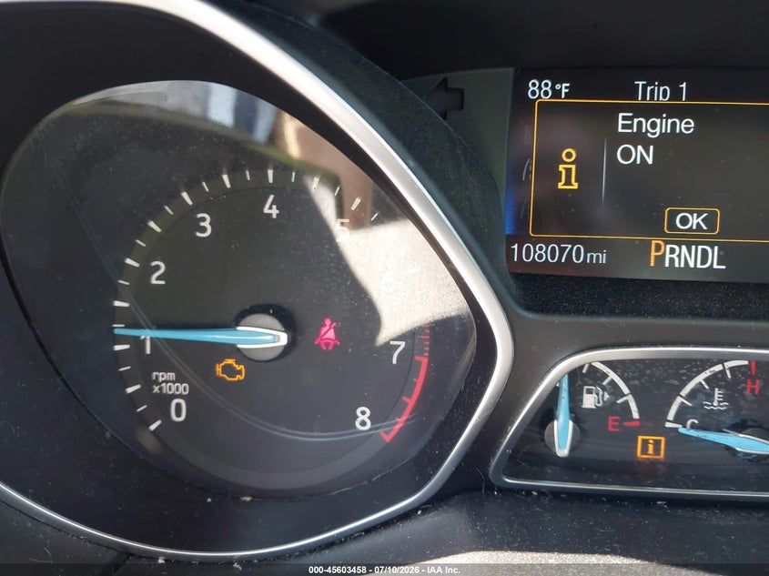 2015 Ford Focus VIN 1FADP3F25FL345903 IAAI salvage auction — NORMAL WEAR, Clear (North Carolina), sold $300 on 2026-07-18 (photo 7)