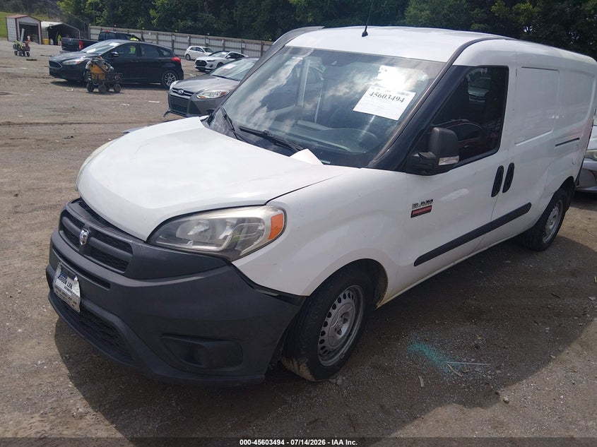 2015 Ram Promaster city VIN ZFBERFAT8F6979346 IAAI salvage auction — SIDE, Clear (Tennessee), sold $800 on 2026-08-15 (photo 2)
