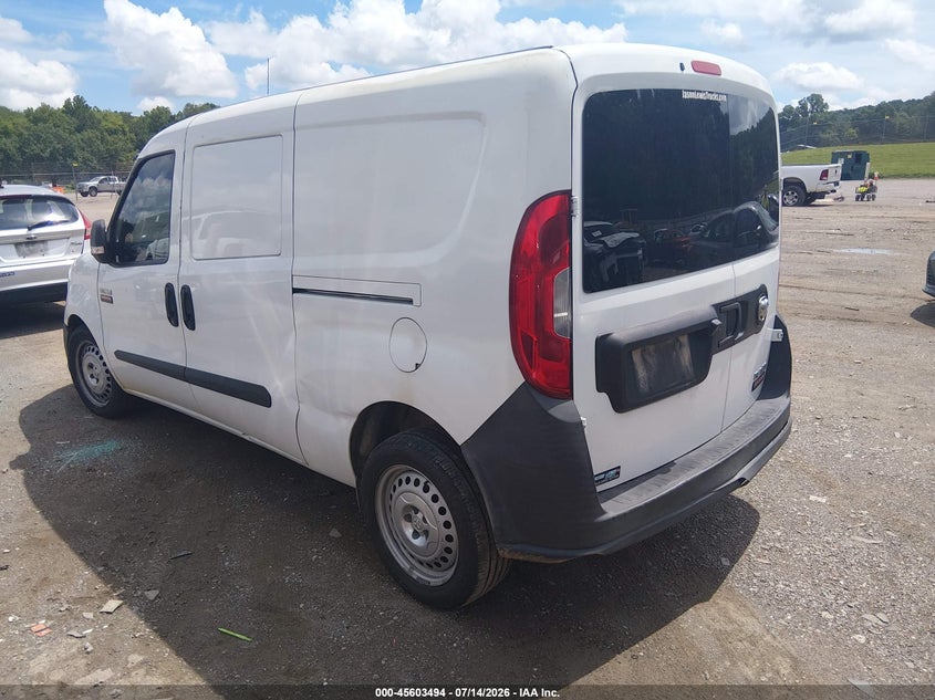 2015 Ram Promaster city VIN ZFBERFAT8F6979346 IAAI salvage auction — SIDE, Clear (Tennessee), sold $800 on 2026-08-15 (photo 3)