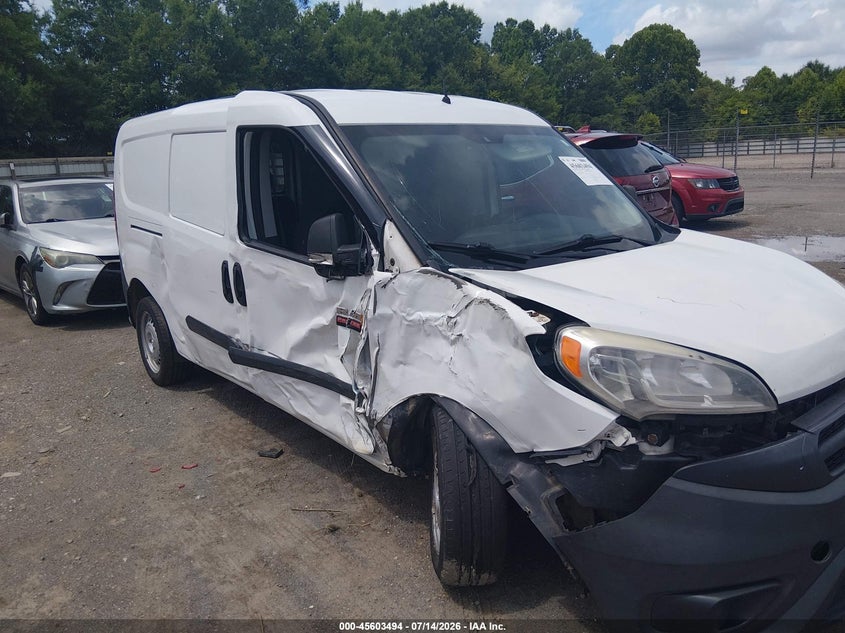 2015 Ram Promaster city VIN ZFBERFAT8F6979346 IAAI salvage auction — SIDE, Clear (Tennessee), sold $800 on 2026-08-15 (photo 6)